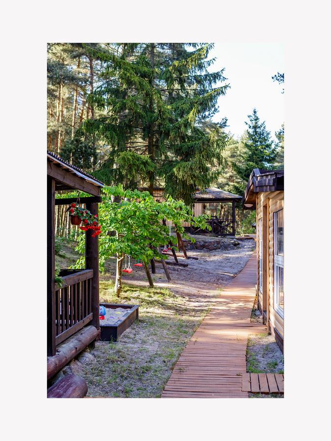 Villa Po Svyturiu Šventoji Esterno foto