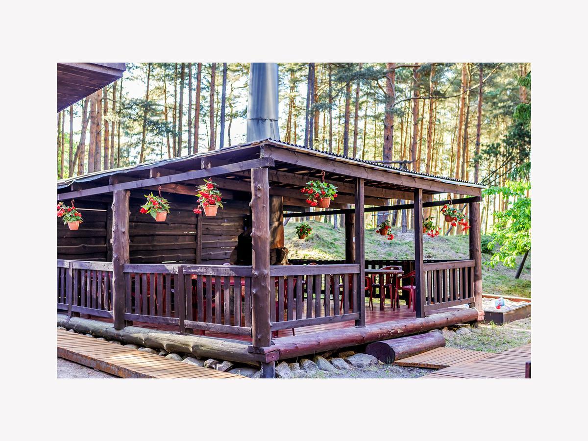 Villa Po Svyturiu Šventoji Esterno foto
